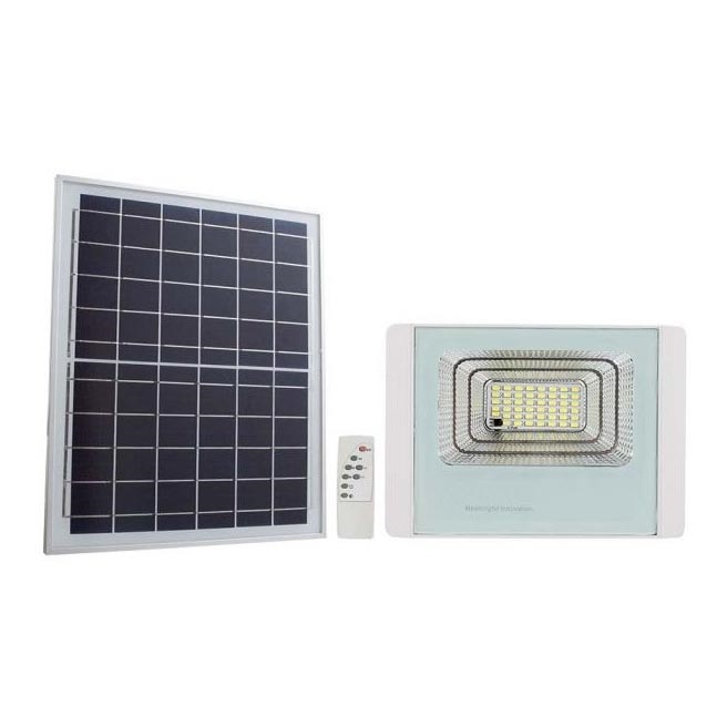 LED Екстериорен соларен прожектор LED/20W/3,2V IP65 4000K 20000 mAh + дистанционно управление