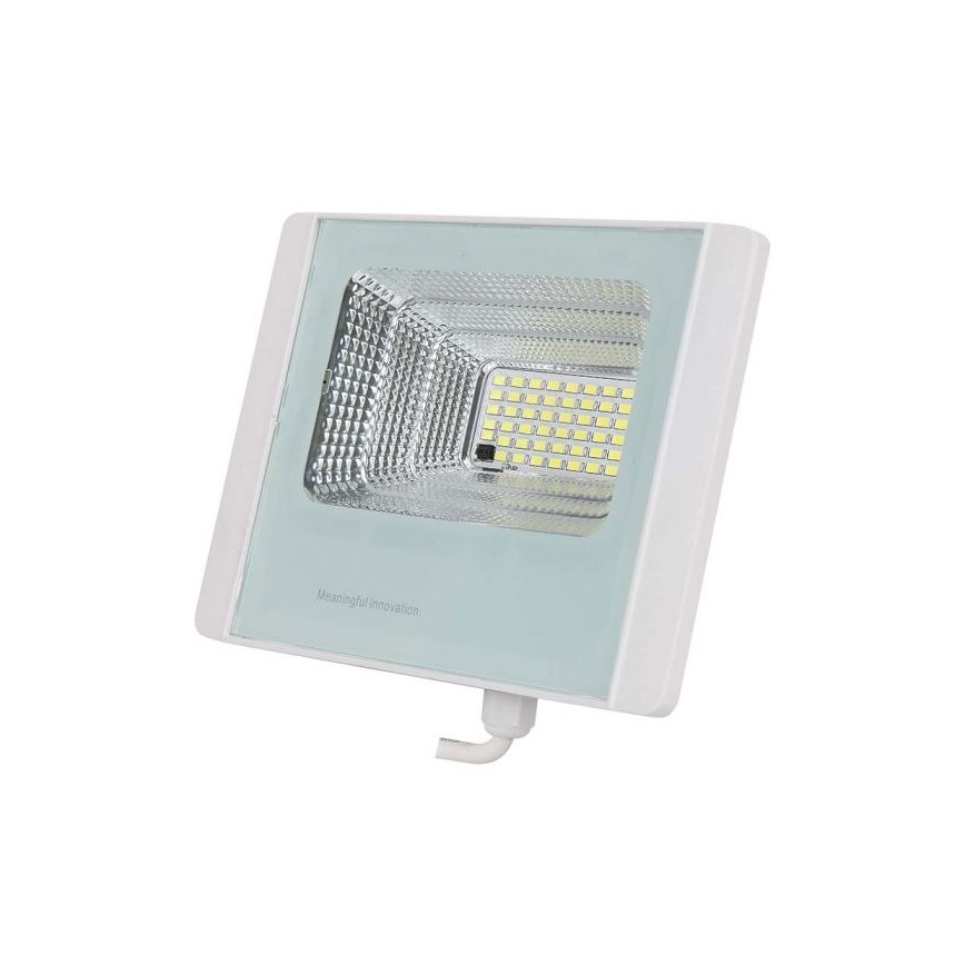 LED Екстериорен соларен прожектор LED/20W/3,2V IP65 4000K 20000 mAh + дистанционно управление