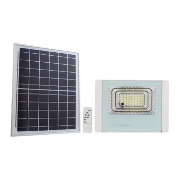 LED Екстериорен соларен прожектор LED/20W/3,2V IP65 4000K + дистанционно управление