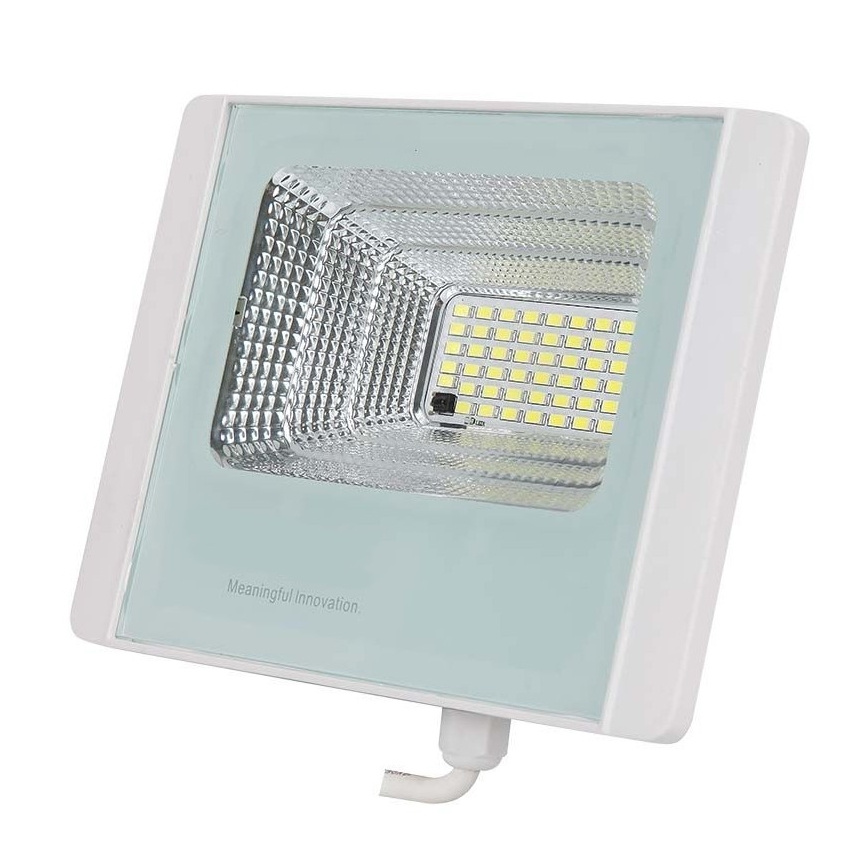 LED Екстериорен соларен прожектор LED/20W/3,2V IP65 6400K + дистанционно управление