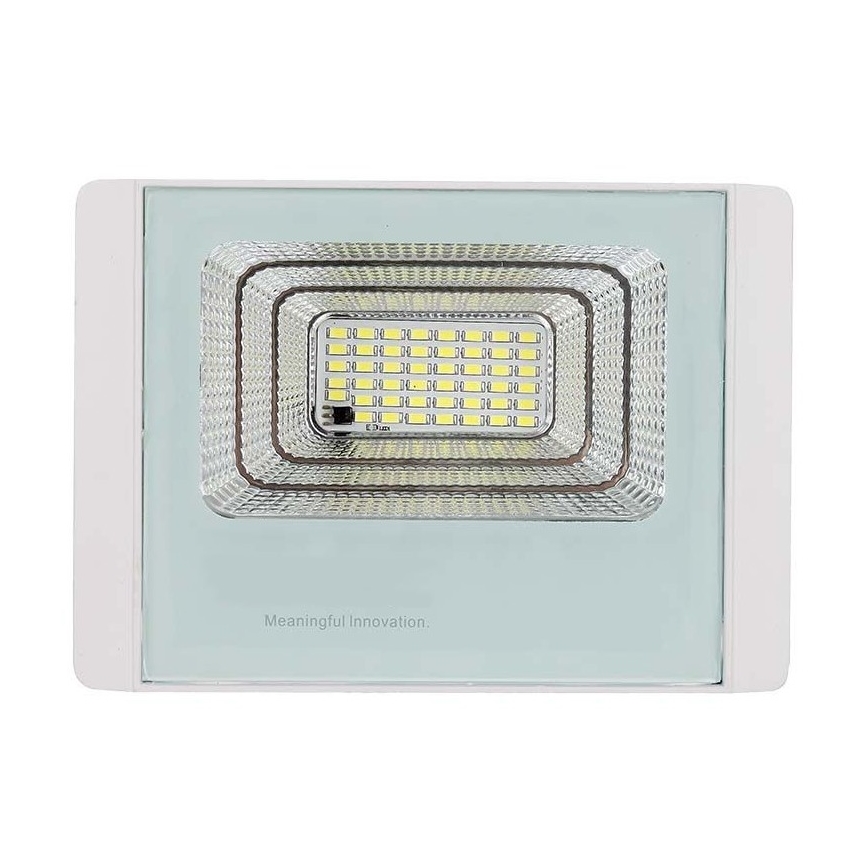 LED Екстериорен соларен прожектор LED/20W/3,2V IP65 6400K + дистанционно управление