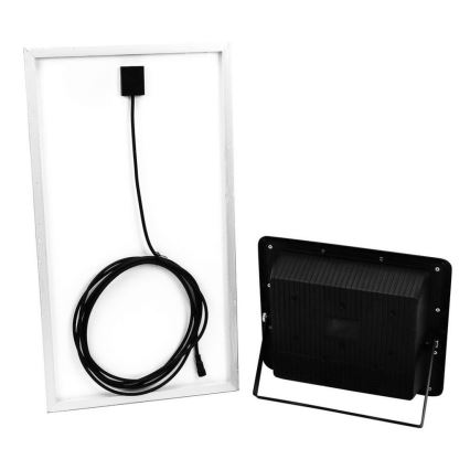 LED Екстериорен соларен прожектор LED/40W/10V IP65 6000K + дистанционно управление