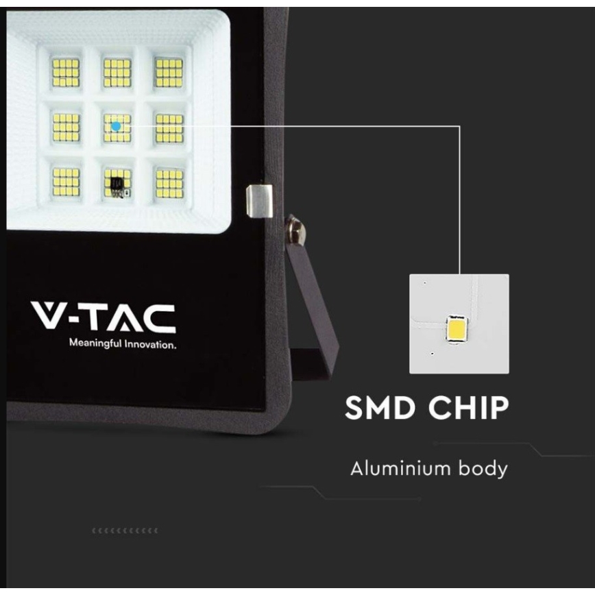 LED Екстериорен соларен прожектор LED/6W/3,2V 6400K IP65 + дистанционно управление
