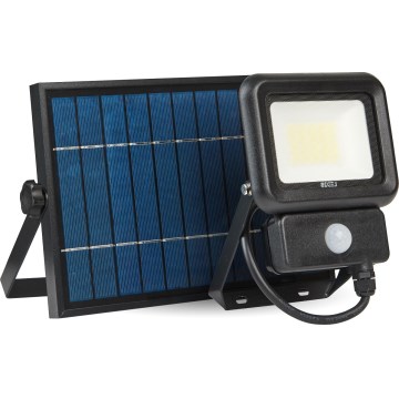 LED Екстериорен соларен прожектор със сензор LED/20W/3,7V 6500K IP65