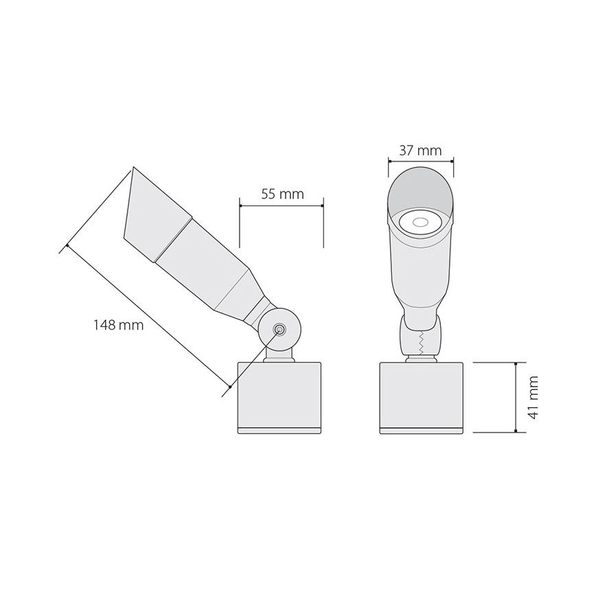 LED Екстериорен спот OKO 1xLED/1W/350mA IP54