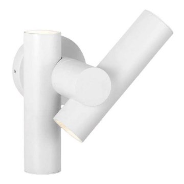 LED Екстериорен wall flexible спот 2xLED/3W/230V 3000K IP44 бял