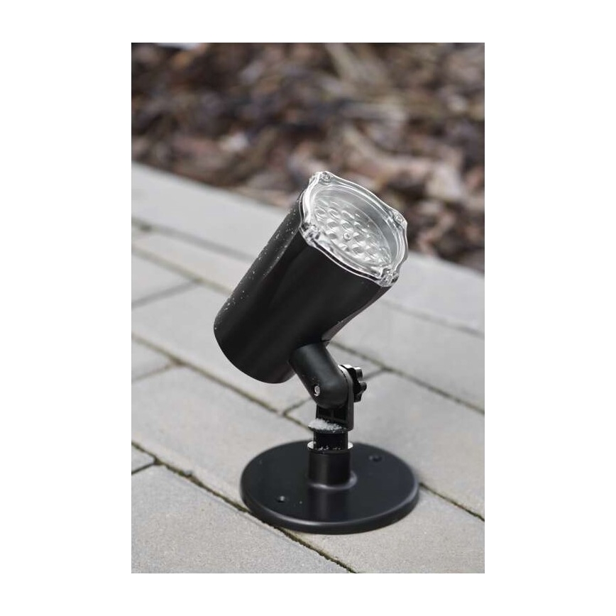 LED Екстериорен Коледен проектор LED/3,6W/230V IP44 бял