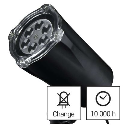 LED Екстериорен Коледен проектор LED/3,6W/230V IP44 бял