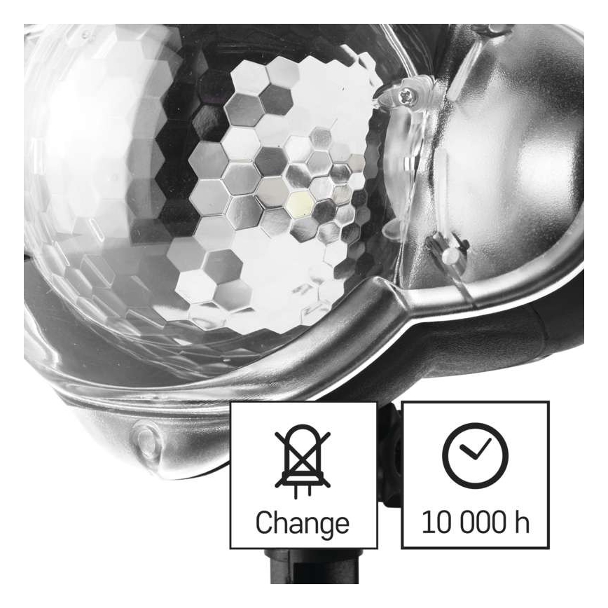 LED Екстериорен Коледен проектор LED/4W/230V IP44 бял