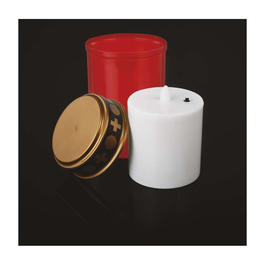 LED Екстериорна декорация 1xLED/2xC IP44 червена