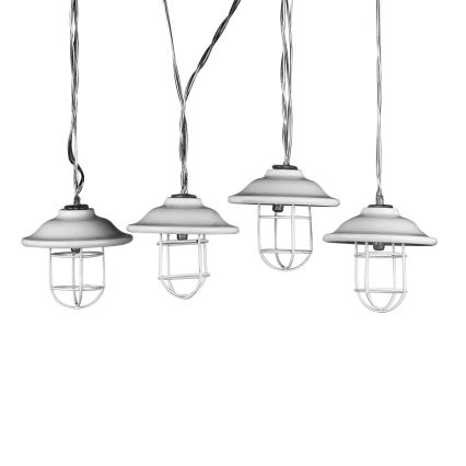 LED Екстериорна декоративна лампа LOFT 10xLED/2xAA
