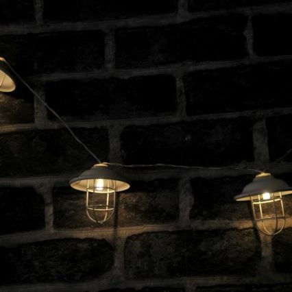 LED Екстериорна декоративна лампа LOFT 10xLED/2xAA