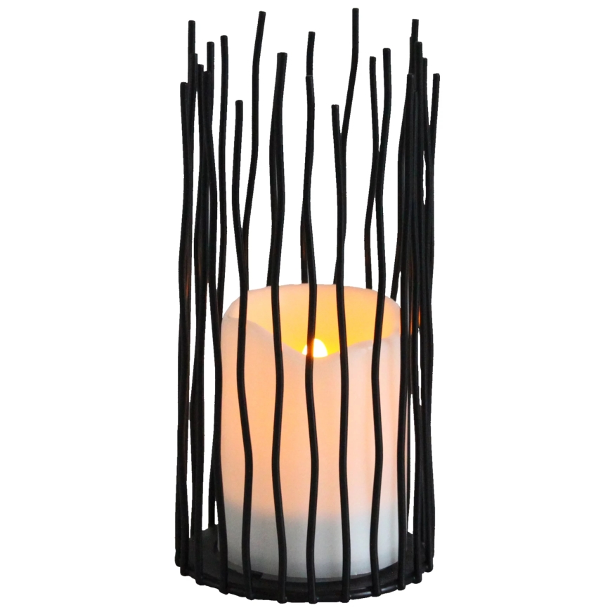 LED Екстериорна декоративна лампа NYBORG LED/2xAA 22 см IP44 топло бяло
