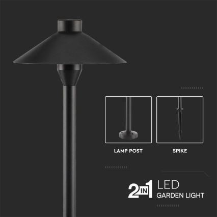 LED Екстериорна лампа 2в1 LED/7W/230V IP65 3000K