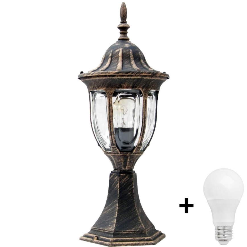 LED Екстериорна лампа FLORENCJA 1xE27/10W/230V IP43