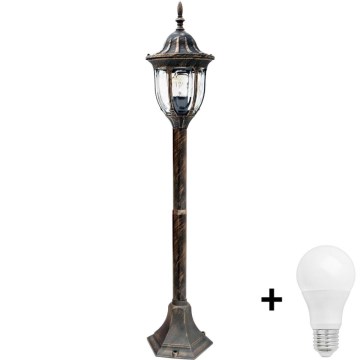 LED Екстериорна лампа FLORENCJA 1xE27/10W/230V IP43