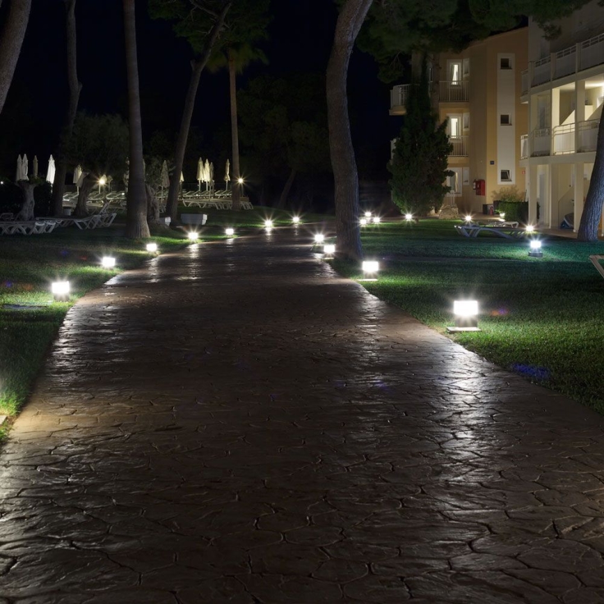 LED Екстериорна лампа LED/10W/230V 25см 4000K IP65 бяла