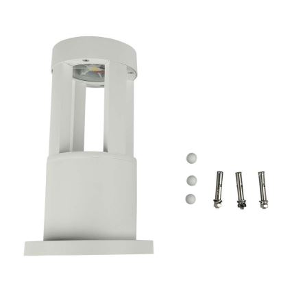LED Екстериорна лампа LED/10W/230V 25см 4000K IP65 бяла