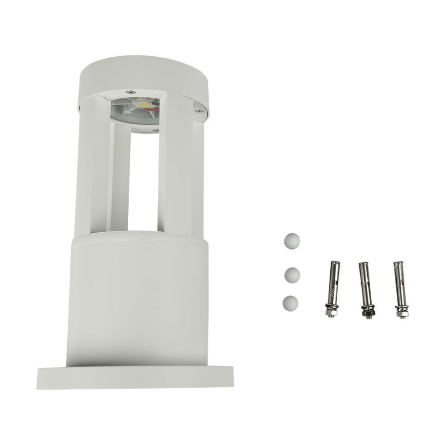 LED Екстериорна лампа LED/10W/230V 25см 4000K IP65 бяла