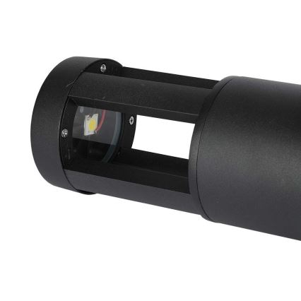 LED Екстериорна лампа LED/10W/230V 25см 6400K IP65 черна
