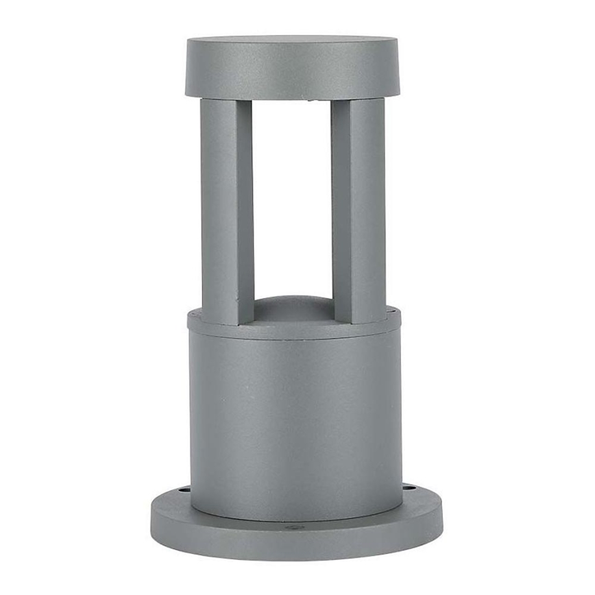 LED Екстериорна лампа LED/10W/230V 25см 6400K IP65 сива