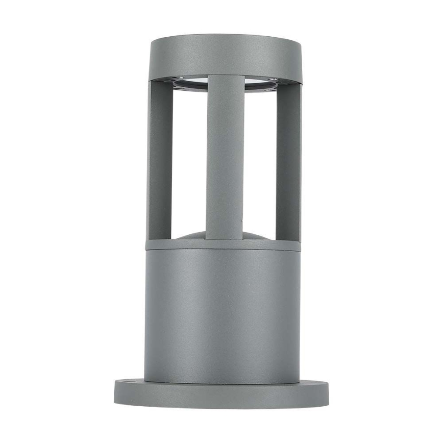 LED Екстериорна лампа LED/10W/230V 25см 6400K IP65 сива