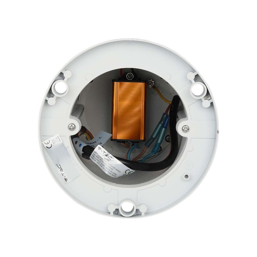 LED Екстериорна лампа LED/10W/230V 80см 4000K IP65 бяла
