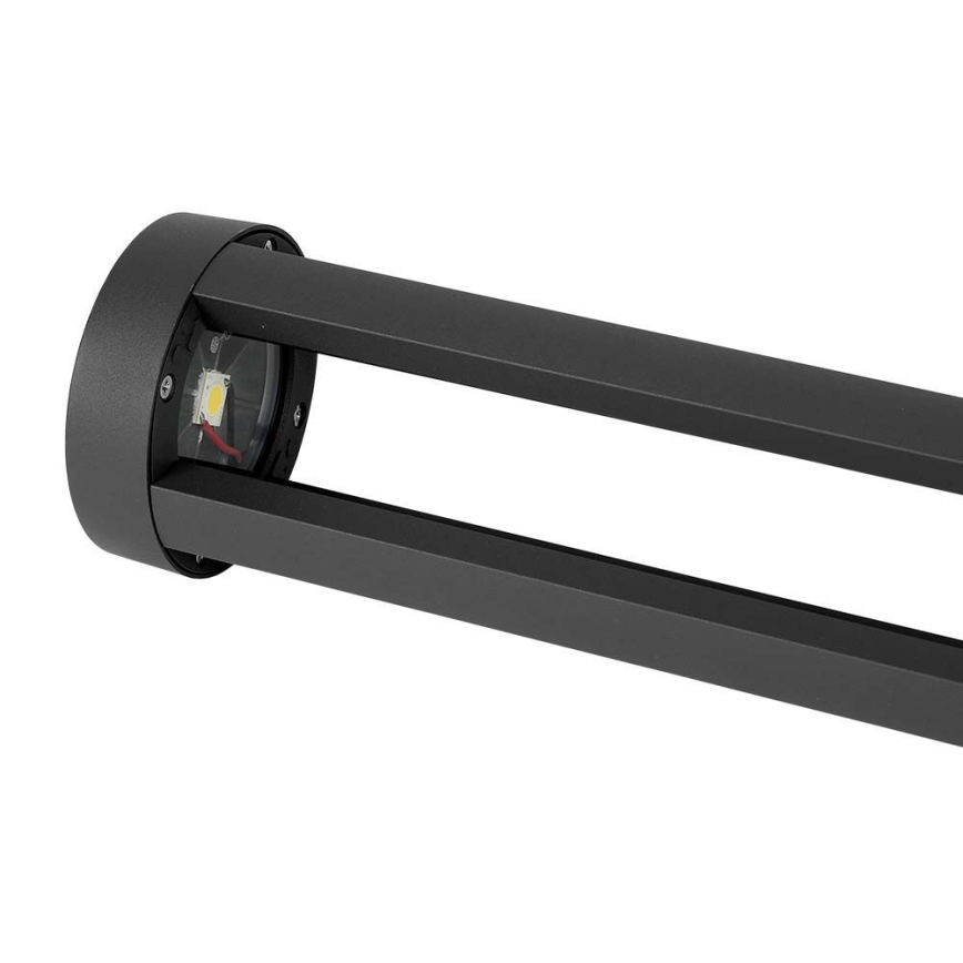 LED Екстериорна лампа LED/10W/230V 80см 6400K IP65 черна