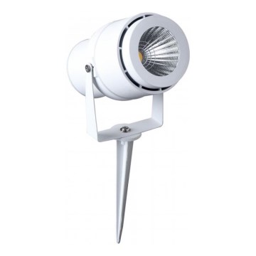 LED Екстериорна лампа LED/12W/100-240V IP65 бял - зелена светлина