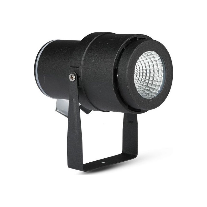 LED Екстериорна лампа LED/12W/100-240V IP65 черен - зелена светлина