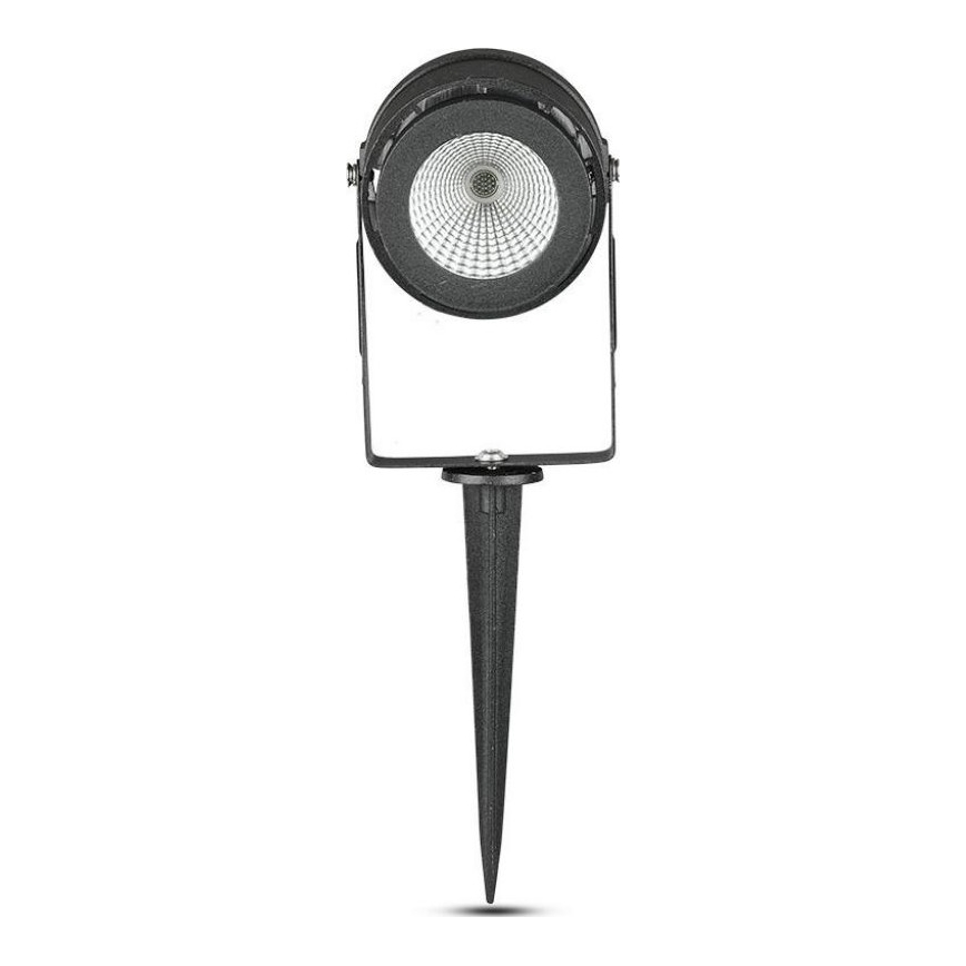 LED Екстериорна лампа LED/12W/100-240V IP65 черен - зелена светлина