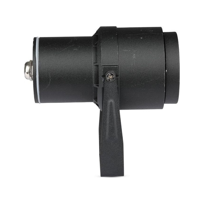 LED Екстериорна лампа LED/12W/100-240V IP65 черен - зелена светлина