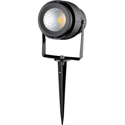 LED Екстериорна лампа LED/12W/100-240V IP65 черен - зелена светлина