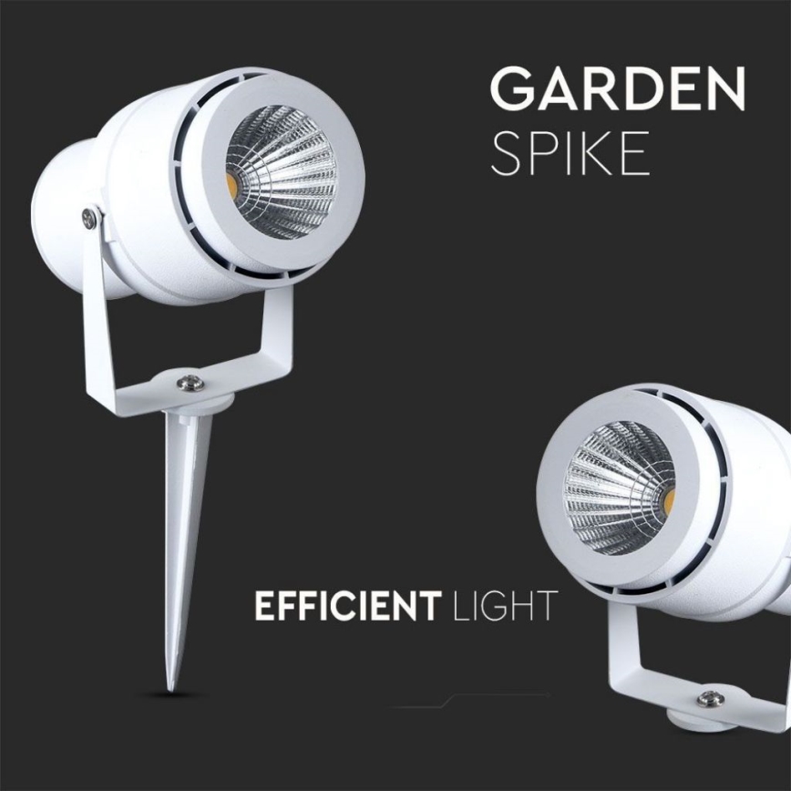 LED Екстериорна лампа LED/12W/110-240V IP65 3000K бял