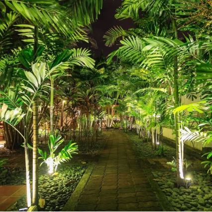 LED Екстериорна лампа LED/12W/230V 3000K черна IP65