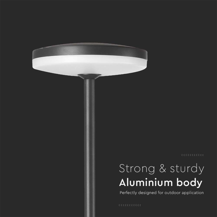 LED Екстериорна лампа LED/12W/230V 3000K IP65 антрацит