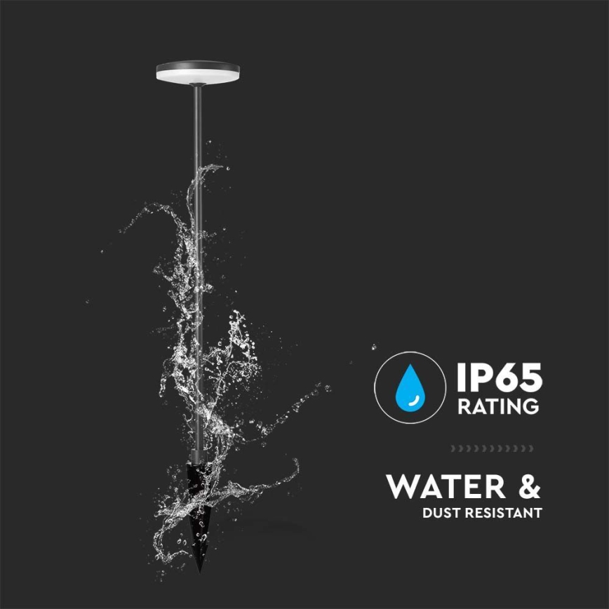 LED Екстериорна лампа LED/12W/230V 3000K IP65 антрацит