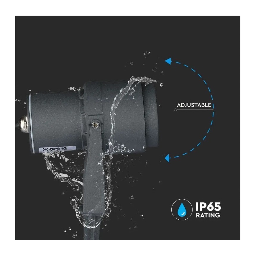 LED Екстериорна лампа LED/12W/230V 4000K антрацит IP65