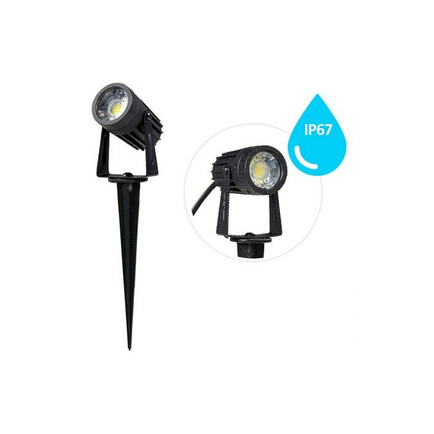 LED Екстериорна лампа LED/3W/230V 2800K IP67 черен