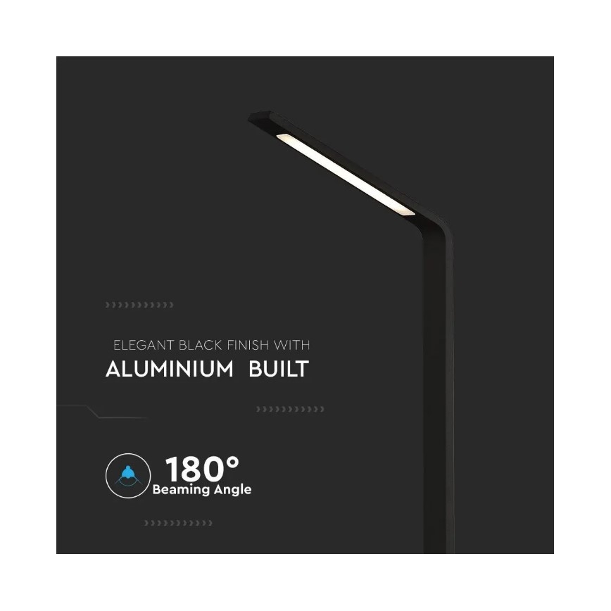 LED Екстериорна лампа LED/5W/230V IP65 черна