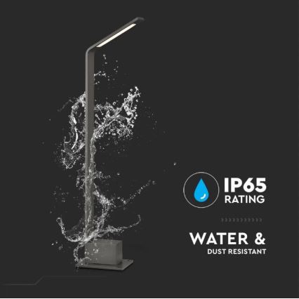 LED Екстериорна лампа LED/6W/230V IP65 антрацит