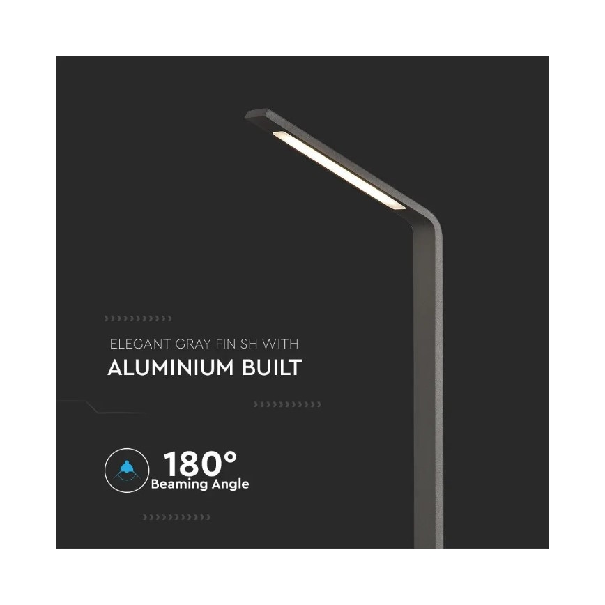 LED Екстериорна лампа LED/6W/230V IP65 антрацит