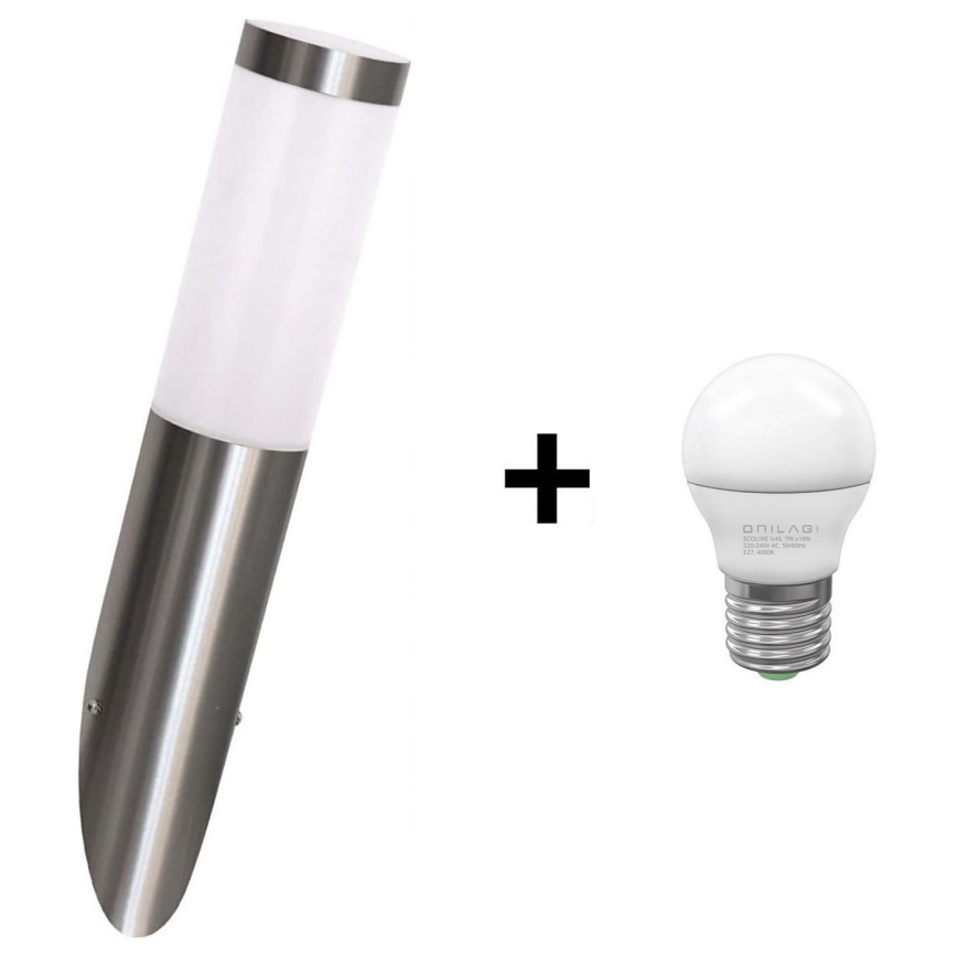 LED Екстериорна лампа LIVIA 1xE27/7W/230V 4000K IP44