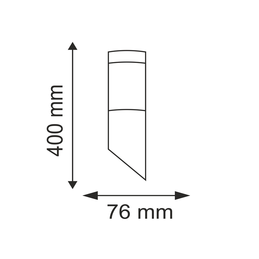 LED Екстериорна лампа LIVIA 1xE27/7W/230V 4000K IP44