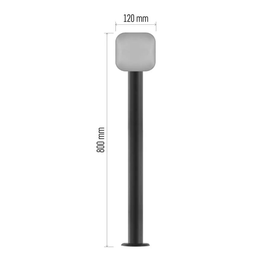 LED Екстериорна лампа NIKA LED/12,5W/230V IP44 80 см