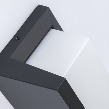 LED Екстериорен аплик с крушка със сензор за здрач NEELY 1xE27/9W/230V IP54 антрацит