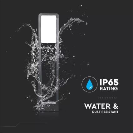 LED Екстериорна лампа SAMSUNG CHIP LED/10W/230V 3000K IP65 черна