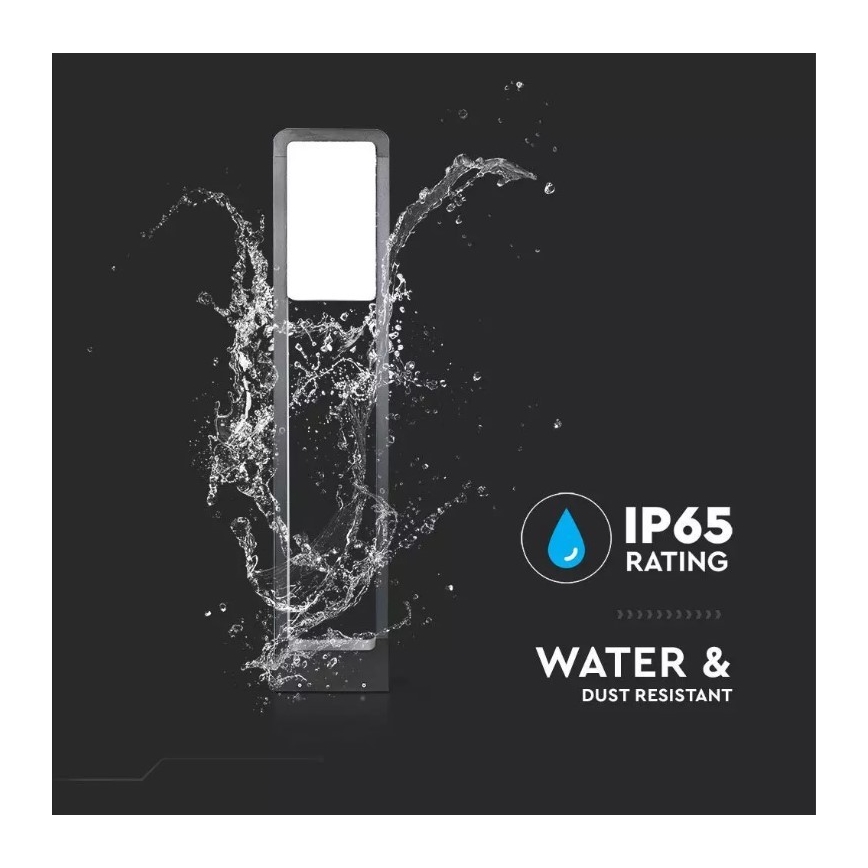 LED Екстериорна лампа SAMSUNG CHIP LED/10W/230V 3000K IP65 черна