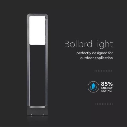 LED Екстериорна лампа SAMSUNG CHIP LED/10W/230V 3000K IP65 черна