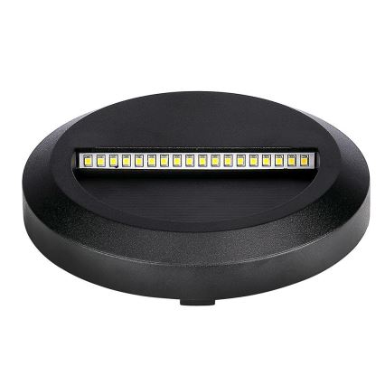 LED Екстериорна лампа за стълбище LED/2W/230V IP65 3000K черна